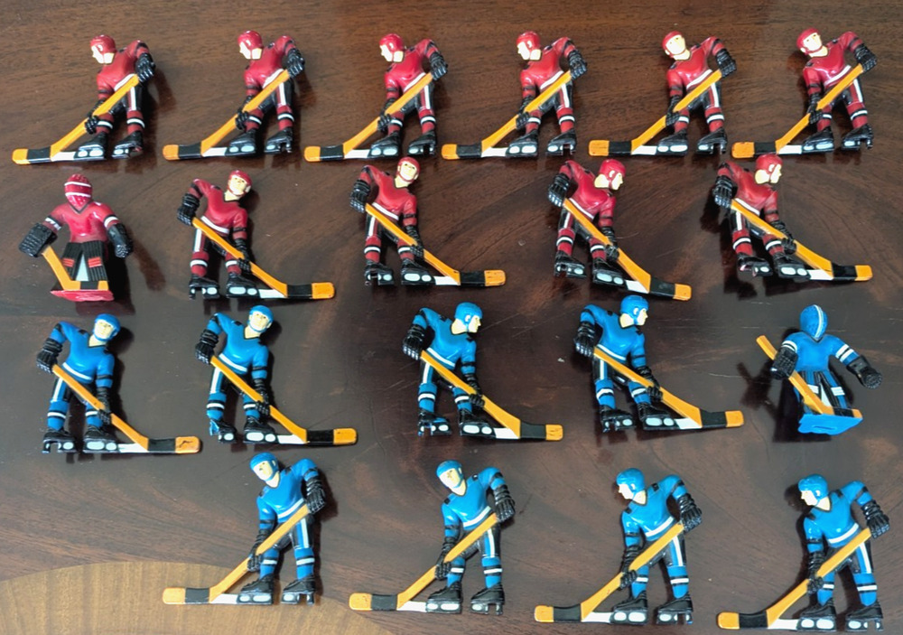 WinnWell Tabletop Hockey Game Power Play 2 Replacement Figurines Lot Red Blue